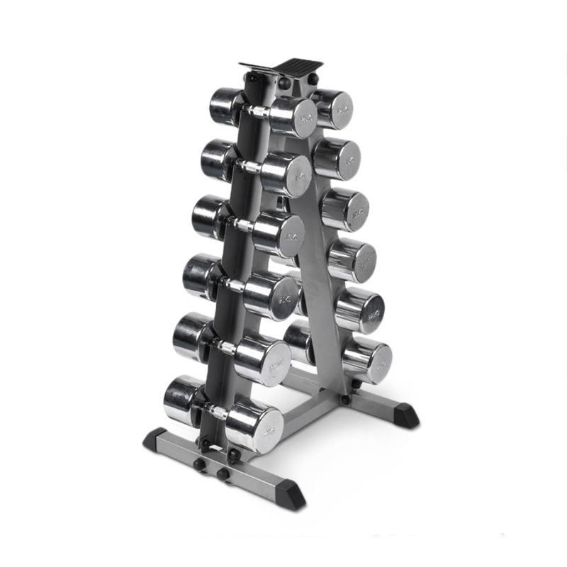 Functional Equipment AS Chrome Dumbbell Set Pyramid Gym Concepts