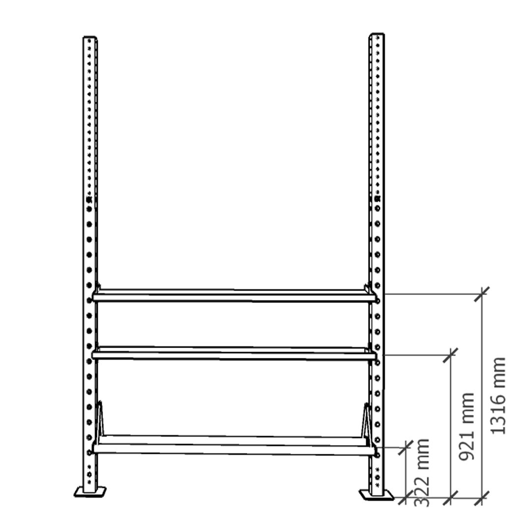 Custom Rig Storage – 180cm Width