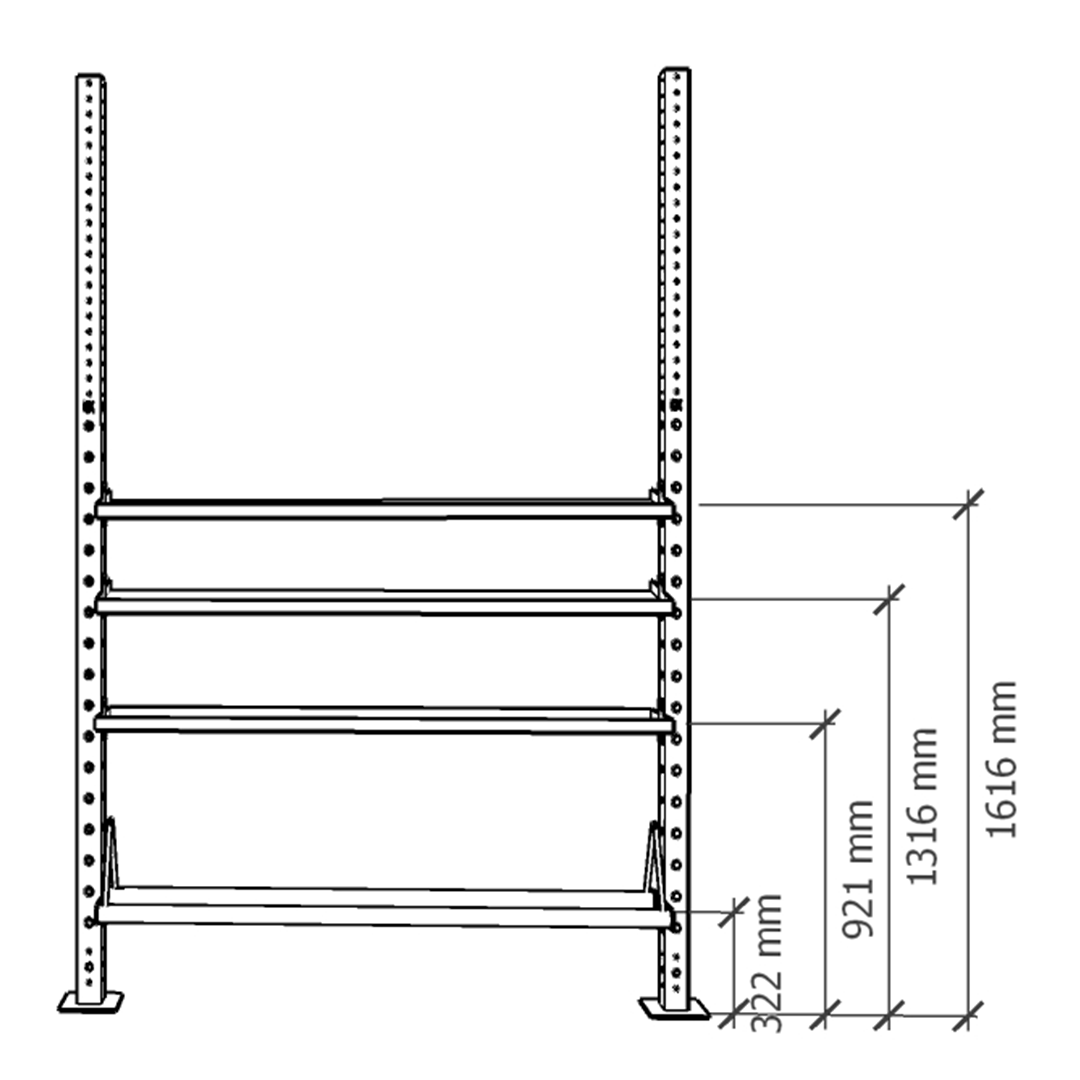 Custom Rig Storage – 180cm Width