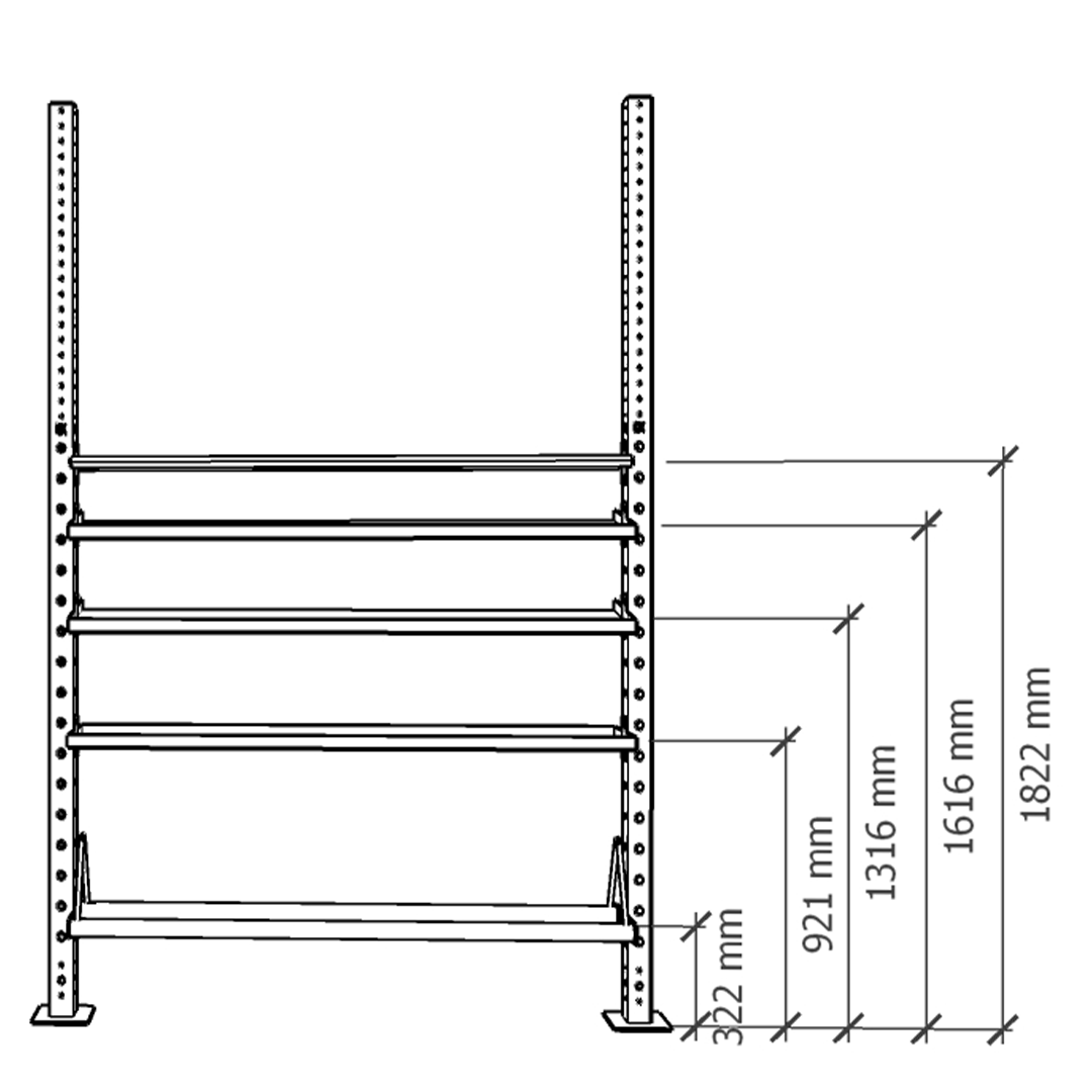 Custom Rig Storage – 180cm Width